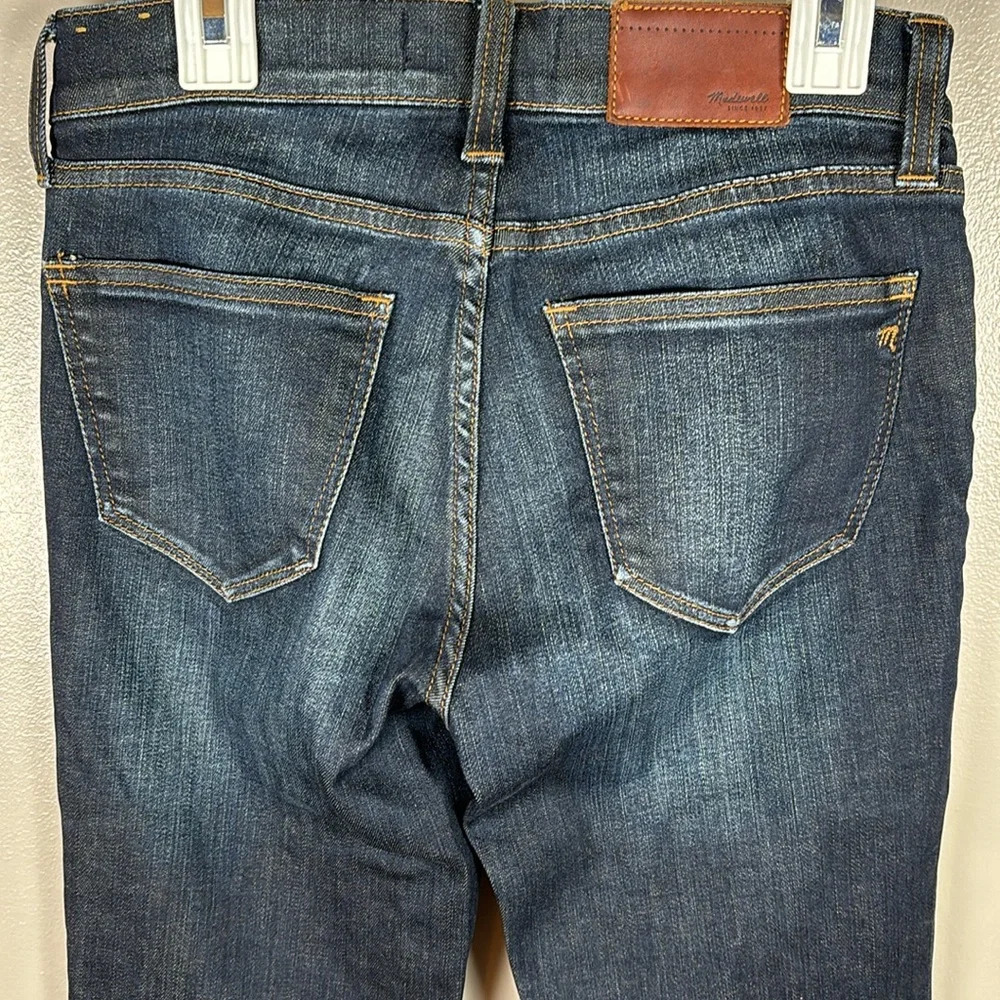 Madewell Size 24 Alley Straight Dark Wash Jeans - Picture 4 of 8